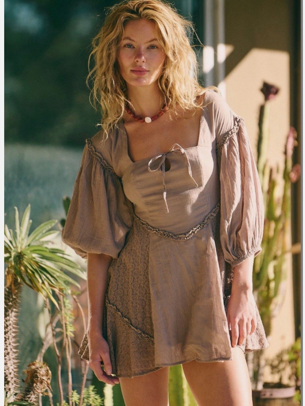 Free people Juniper Mini in dusted cocoa